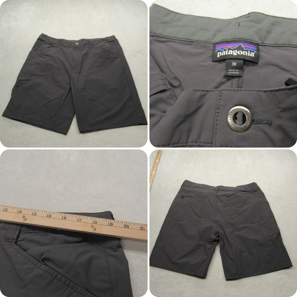 Patagonia Shorts Mens‎ 38 Gray Drawcord Waist Unlined Cargo Outdoor Quandary